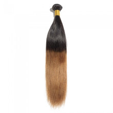 Load image into Gallery viewer, PREMIUM QUALITY LUXE WEFT 16-26 Inches Straight Ombre Human Hair Colour #1B/30