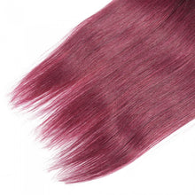 Load image into Gallery viewer, PREMIUM QUALITY LUXE WEFT 16-26 Inches Straight Ombre Human Hair Colour #1B/99J