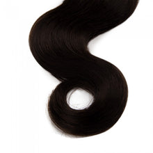 Load image into Gallery viewer, PREMIUM QUALITY LUXE WEFT 16-26 Inches Body Wave Coloured 100% Virgin Remy Human Hair Colour 2 Darkest Brown