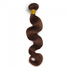 Load image into Gallery viewer, PREMIUM QUALITY LUXE WEFT 16-26 Inches Body Wave Coloured 100% Remy Human Hair colour 33 Coffee Brown