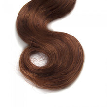 Load image into Gallery viewer, PREMIUM QUALITY LUXE WEFT 16-26 Inches Body Wave Coloured 100% Remy Human Hair colour 33 Coffee Brown