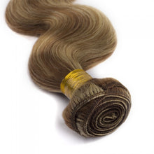 Load image into Gallery viewer, PREMIUM QUALIYTY LUXE WEFT 16-26 Inches Body Wave Coloured Remy Human Hair Colour #8/613