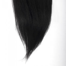 Load image into Gallery viewer, PREMIUM QUALITY LUXE WEFT 16-26 Inches Straight Coloured 100% Virgin Remy Human Hair colour 1 Jet Black