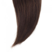 Load image into Gallery viewer, PREMIUM QUALITY LUXE WEFT 16-26 Inches Straight Coloured 100% Virgin Remy Human Hair Colour 4 Chocolate Brown