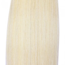 Load image into Gallery viewer, PREMIUM QUALITY LUXE WEFT 16-26 Inches Straight Coloured Remy Hair #60 White Blonde