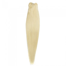 Load image into Gallery viewer, PREMIUM QUALITY LUXE WEFT 16-26 Inches Body Wave Coloured Remy Human Hair #613 Lightest Blonde
