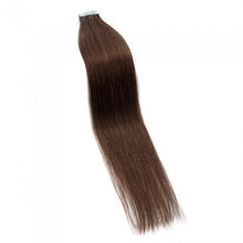 Load image into Gallery viewer, PREMIUM QUALITY 16-24 Inches Straight Nail Tip Remy Human Hair Extensions colour #4 Chocholate Brown