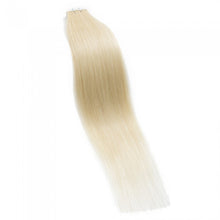 Load image into Gallery viewer, PREMIUM QUALITY 16-24 Inches Straight Nail Tip Remy Human Hair Extensions colour #613 Light Blonde