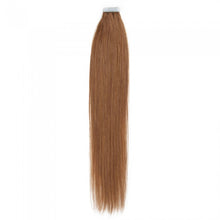 Load image into Gallery viewer, PREMIUM QUALITY 16-24 Inches Straight Nail Tip Remy Human Hair Extensions colour #8 Light Brown