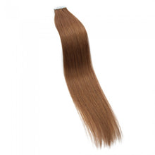 Load image into Gallery viewer, PREMIUM QUALITY 16-24 Inches Straight Nail Tip Remy Human Hair Extensions colour #8 Light Brown