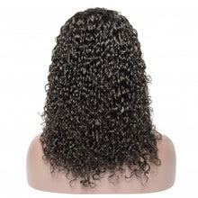 Load image into Gallery viewer, PREMIUM QUALITY #1B  10&quot;-22&quot; Pre-Plucked 180% Density Italian Curly Human Hair, Deep Part 13x6 Lace Front Wigs
