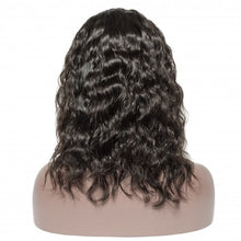 Load image into Gallery viewer, PREMIUM QUALITY #1B 10-14 Inches Pre-Plucked 13&quot;x6&quot; Full Frontal Lace Wig Natural Wavy wig
