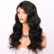 Load image into Gallery viewer, PREMIUM QUALITY #1B  Bleached knots 360 Lace Frontal Wig 150% Density Body Wave Virgin Hair
