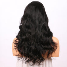 Load image into Gallery viewer, PREMIUM QUALITY #1B  Bleached knots 360 Lace Frontal Wig 150% Density Body Wave Virgin Hair
