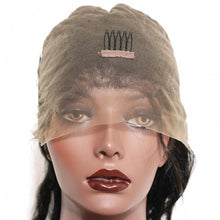 Load image into Gallery viewer, PREMIUM QUALITY #1B 360 Lace Frontal wig 14-24 inches Water wavy Virgin Hair
