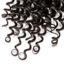 Load image into Gallery viewer, PREMIUM QUALITY 10-20 Inch 4&quot; x 4&quot; Deep Curly Free Parted Lace Closure #1B Natural Black
