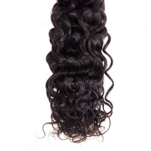 PREMIUM QUALITY 10-30 Inches Italian Curly 100% Peruvian Human Hair 1B Natural Black