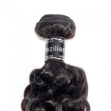 Load image into Gallery viewer, 10AA GRADE QUALITY 10-28 Inches Italian Curly 100% Brazilian Human Hair colour 1B Natural Black
