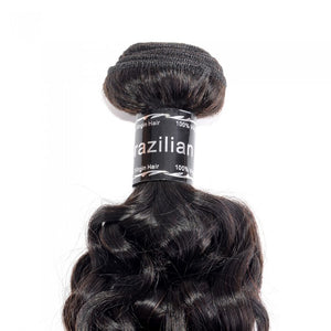 PREMIUM QUALITY 10-30 Inches Italian Curly 100% Brazilian Human Hair colour 1B Natural Black