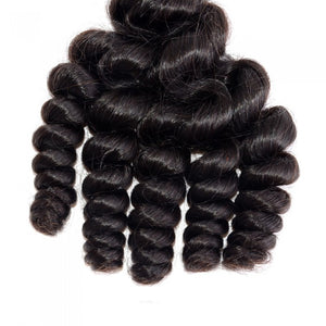 PREMIUM QUALITY 12- 26 Inches Funmi Egg Curls 100% Virgin Brazilian Hair 1B Natural Black