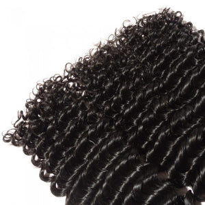 PREMIUM QUALITY 10-30 inches Brazilian Deep wave 100% Virgin  Human Hair Colour 1B Natural Black