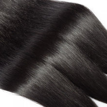 Load image into Gallery viewer, PREMIUM QUALITY 10-30 Inches 100% Virgin straight Brazilian human hair weave 1B Natural colour
