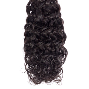 PREMIUM QUALITY 10-30 Inches Italian Curly 100% Indian Human Hair 1B Natural Black