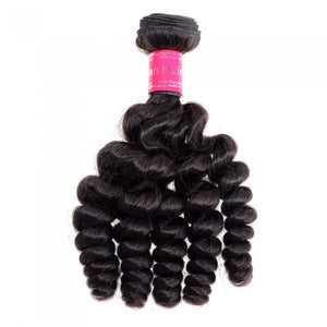 PREMIUM QUALITY 12-26 inches Funmi Egg curls 100% Virgin Indian Hair colur 1B Natural Black