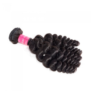 PREMIUM QUALITY 12-26 inches Funmi Egg curls 100% Virgin Indian Hair colur 1B Natural Black