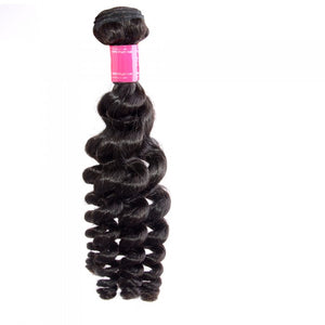PREMIUM QUALITY 12-26 inches Funmi Egg curls 100% Virgin Indian Hair colur 1B Natural Black
