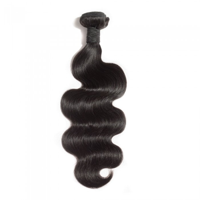 PREMIUM QUALITY 10-30 Inches Body Wave 100% Indian Human Hair Colour 1B Natural Black