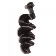 Load image into Gallery viewer, PREMIUM QUALITY 10-30 Inches Loose Wave 100% Indian Human Hair 1B Natural Black
