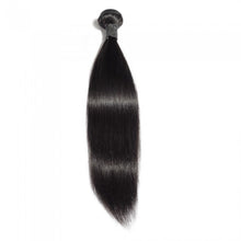 Load image into Gallery viewer, PREMIUM QUALITY 10-30 Inches Straight 100% Virgin Indian Hair 1B Natural Black
