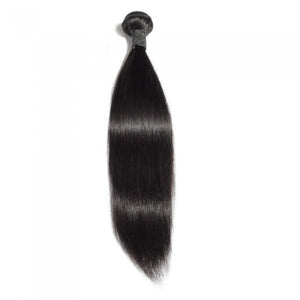 PREMIUM QUALITY 10-30 Inches Straight 100% Virgin Indian Hair 1B Natural Black