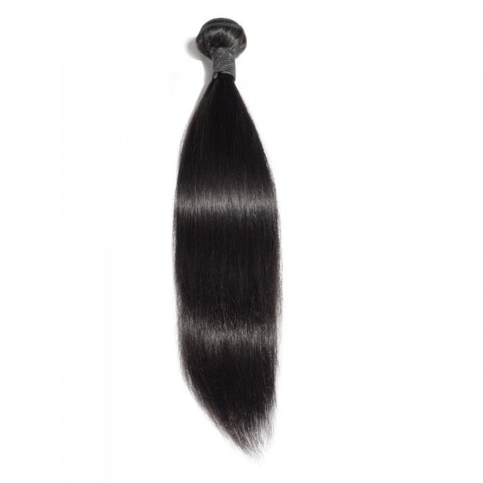 PREMIUM QUALITY 10-30 Inches Straight 100% Virgin Indian Hair 1B Natural Black