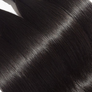 PREMIUM QUALITY 10-30 Inches Straight 100% Virgin Indian Hair 1B Natural Black