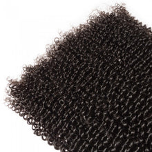 Load image into Gallery viewer, PREMIUM QUALITY 10-30 Inches Kinky Curly 100% Malaysian Human Hair 1B Natural Black
