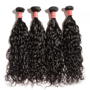 PREMIUM QUALITY 10-30 inches Natural wavy 100% Virgin Malaysian hair Colour 1B Natural Black