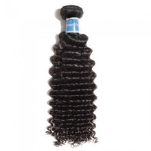 Load image into Gallery viewer, PREMIUM QUALITY 10-30 Inches Deep Wave 100% Virgin Peruvian Hair 1B Natural Black
