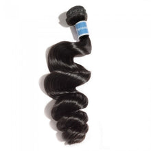 Load image into Gallery viewer, PREMIUM QUALITY 10-30 Inches Loose Wave 100% Peruvian Hair Human 1B Natural Black
