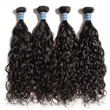 Load image into Gallery viewer, PREMIUM QUALITY 10-30 Inches Natural Wavy 100% Virgin Peruvian Hair 1B Natural Black

