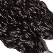 Load image into Gallery viewer, PREMIUM QUALITY 10-30 Inches Natural Wavy 100% Virgin Peruvian Hair 1B Natural Black
