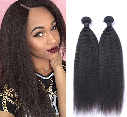 10AA GRADE QUALITY 10-28 Inches Indian Kinky straight 100% Human Hair Colour 1B Natural Black