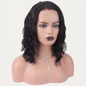 PREMIUM QUALITY #1B  10"- 16 inches" Pre-Plucked 150% Density Body wave HD Transparent Top Quality Swiss Lace Human Hair, Free Part 13x6 Lace Front Wigs