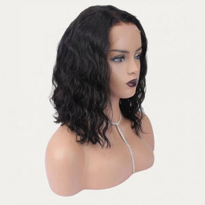 PREMIUM QUALITY #1B  10"- 16 inches" Pre-Plucked 150% Density Body wave HD Transparent Top Quality Swiss Lace Human Hair, Free Part 13x6 Lace Front Wigs