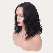 Load image into Gallery viewer, PREMIUM QUALITY #1B  10&quot;- 16 inches&quot; Pre-Plucked 150% Density Body wave HD Transparent Top Quality Swiss Lace Human Hair, Free Part 13x6 Lace Front Wigs
