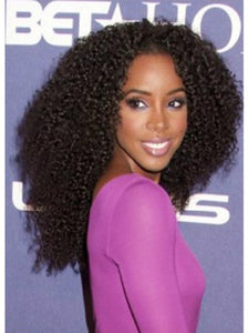 PREMIUM QUALITY 10-30 Inches Kinky Curly 100% Brazilian Human Hair 1B Natural Black