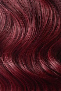 PREMIUM QUALITY 16-24 Inches Straight Nail Tip Remy Human Hair Extensions colour #99j Mahogany red