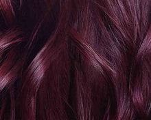 Load image into Gallery viewer, PREMIUM QUALITY 16-24 Inches Straight Nail Tip Remy Human Hair Extensions colour #99j Mahogany red
