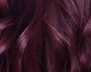 PREMIUM QUALITY 16-24 Inches Straight Nail Tip Remy Human Hair Extensions colour #99j Mahogany red